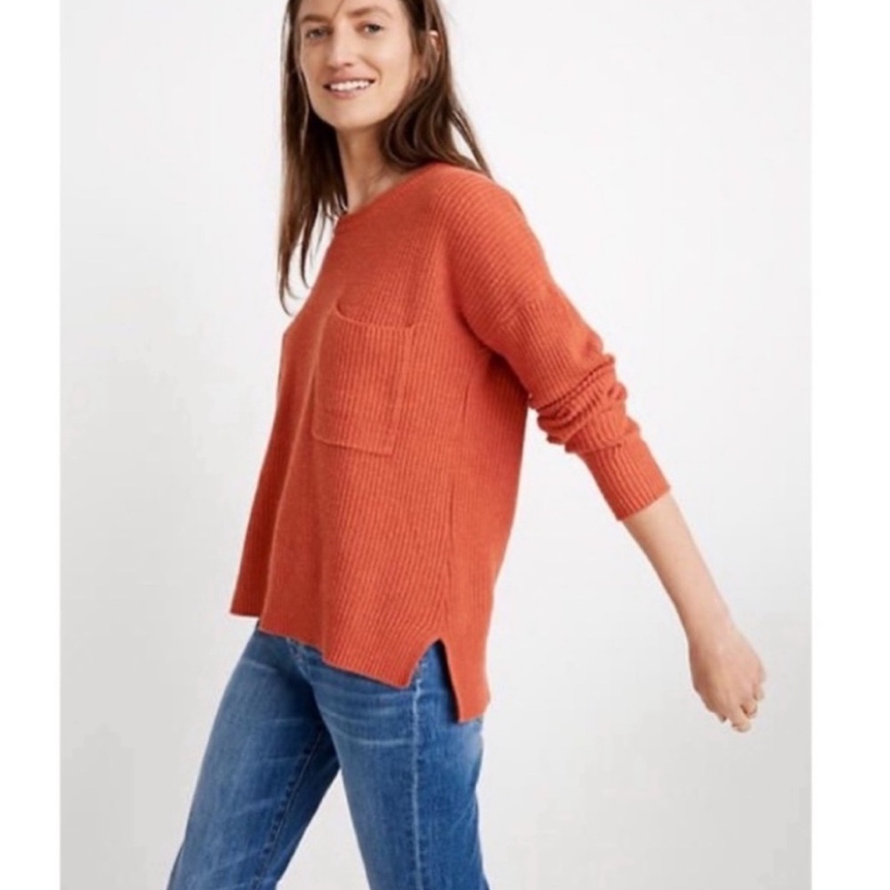 Madewell Thompson Pocket Pullover Sweater